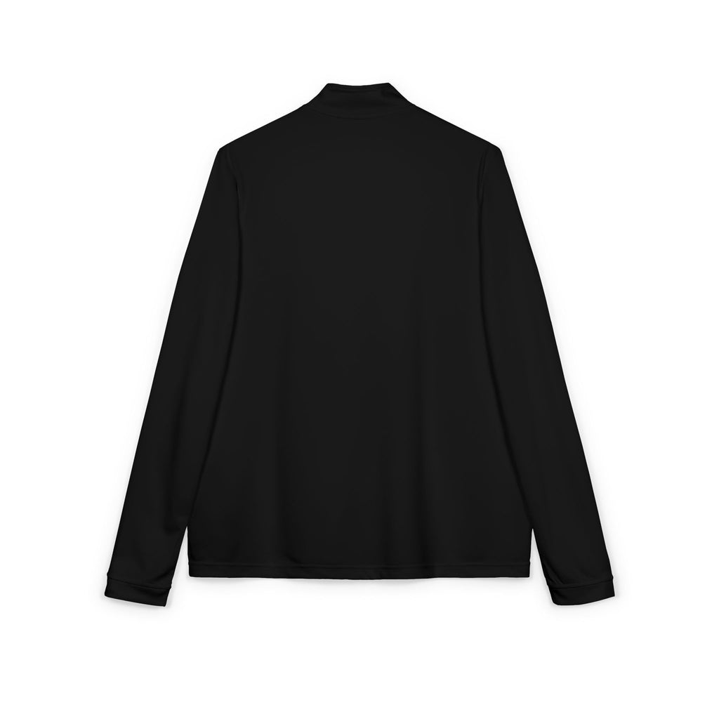 Embroidered Quarter-Zip Pullover — Minimalist White Adidas Pullover